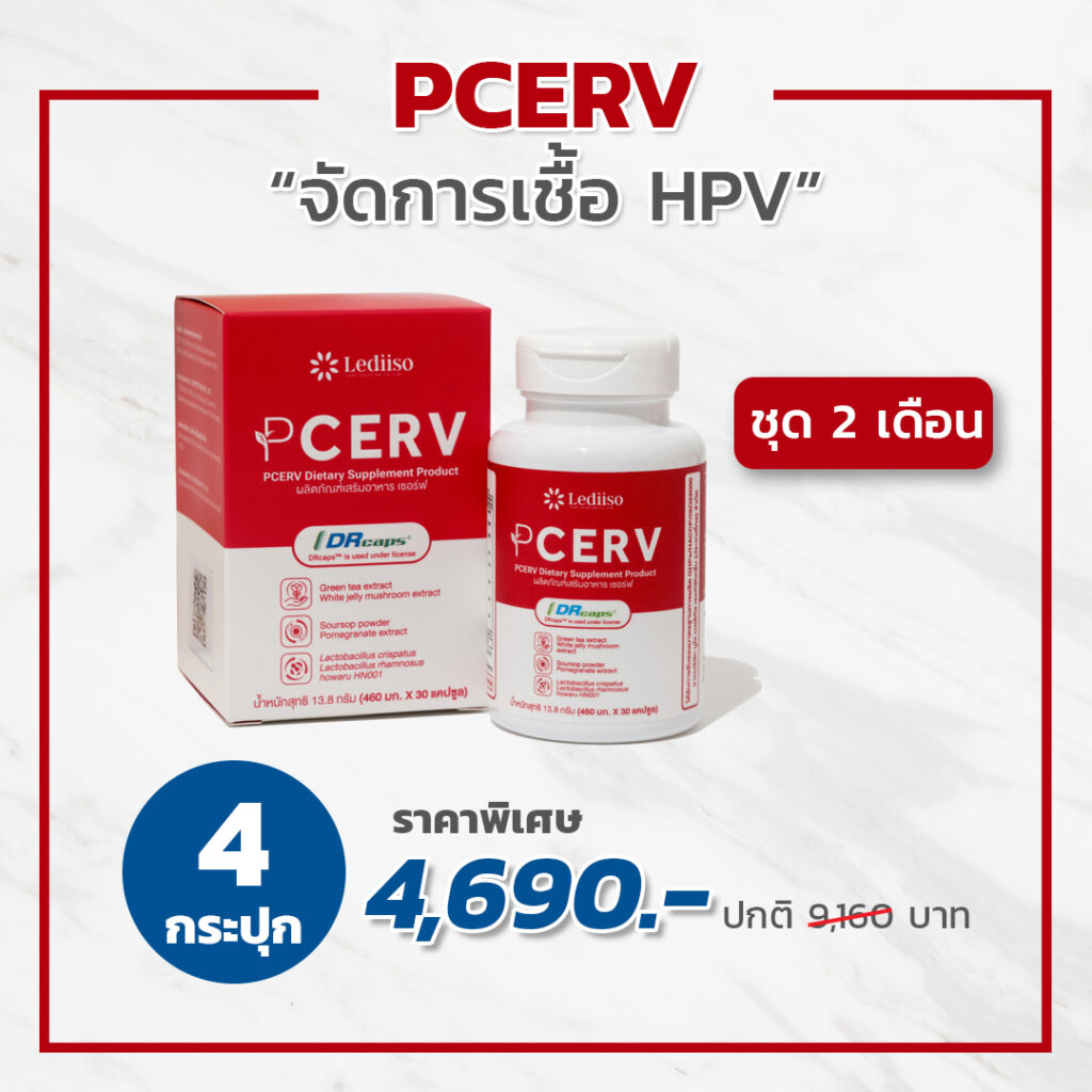 PCERV เซอร์ฟ 4 กระปุก (ชุด 2 เดือน)